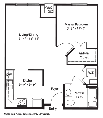One Bedroom Standard